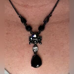Elegant Givenchy Black Pendant Necklace